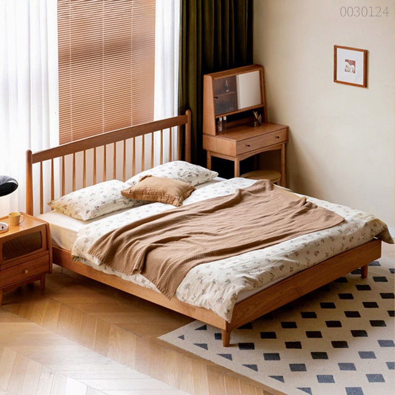 Giường ngủ gỗ sồi Zola