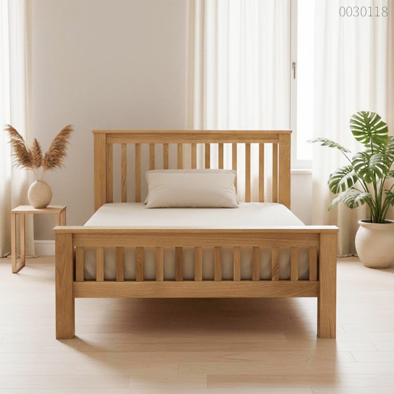 Giường ngủ gỗ sồi Sala