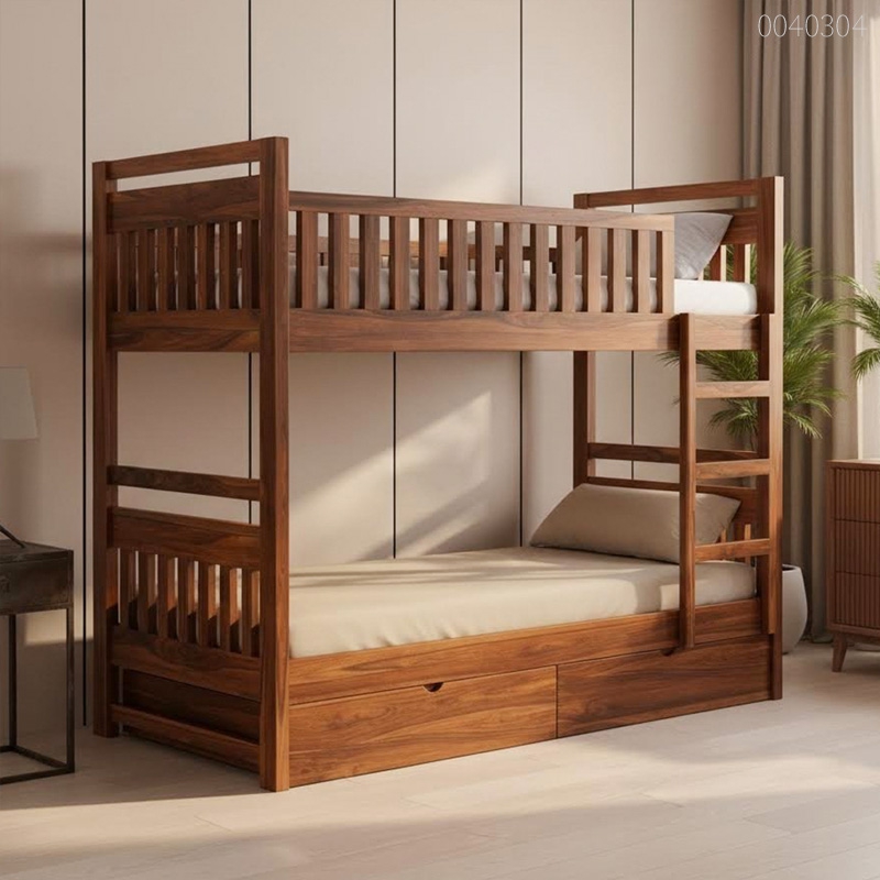 Giường tầng gỗ tràm Haravan