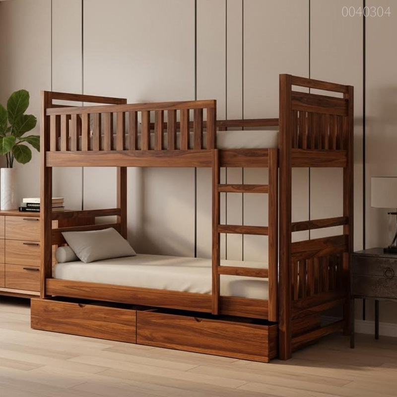 Giường tầng gỗ tràm Haravan