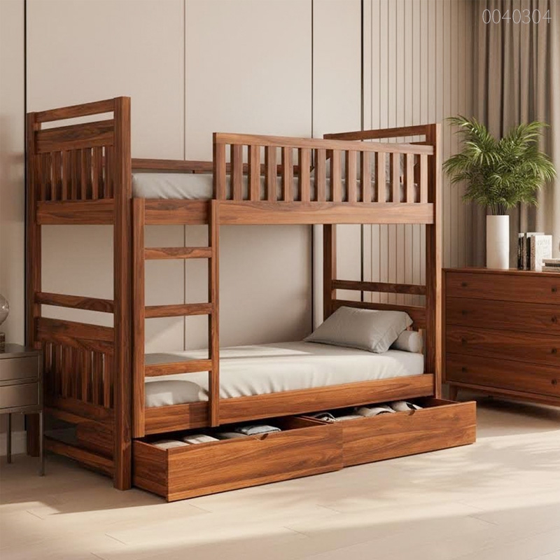 Giường tầng gỗ tràm Haravan