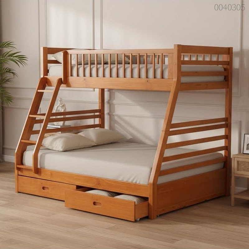 Giường tầng gỗ tràm Sapo