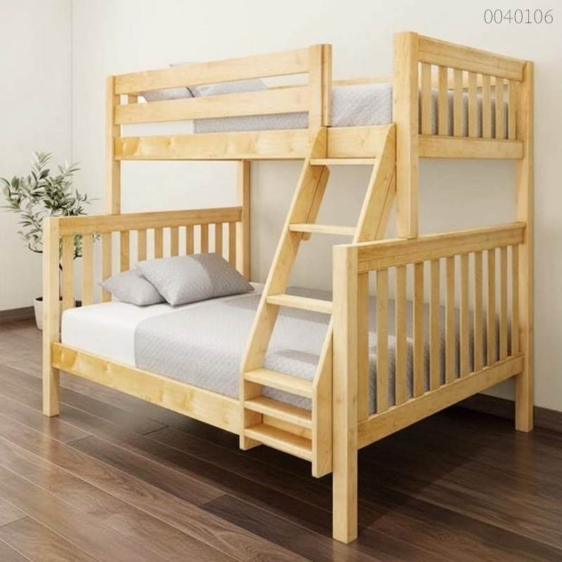 Giường tầng gỗ thông Nateo