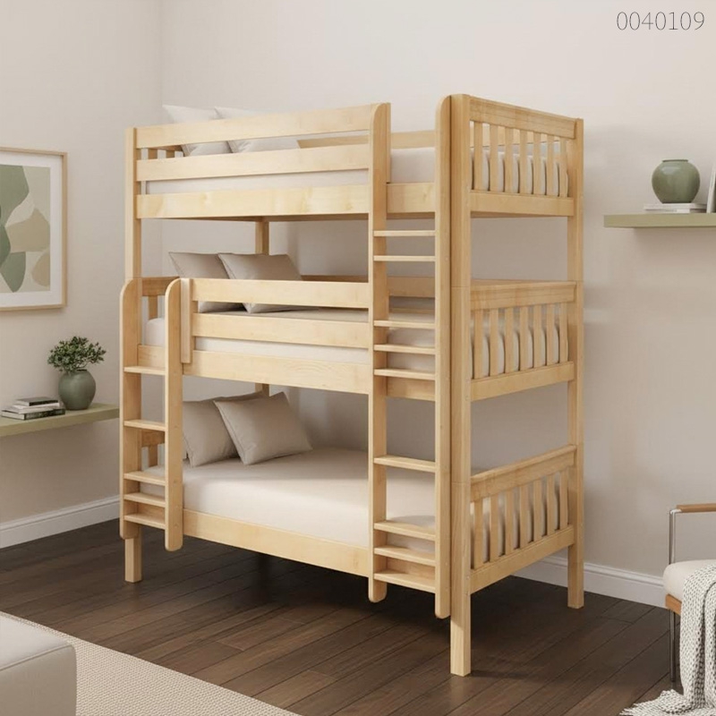 Giường tầng gỗ thông Levi