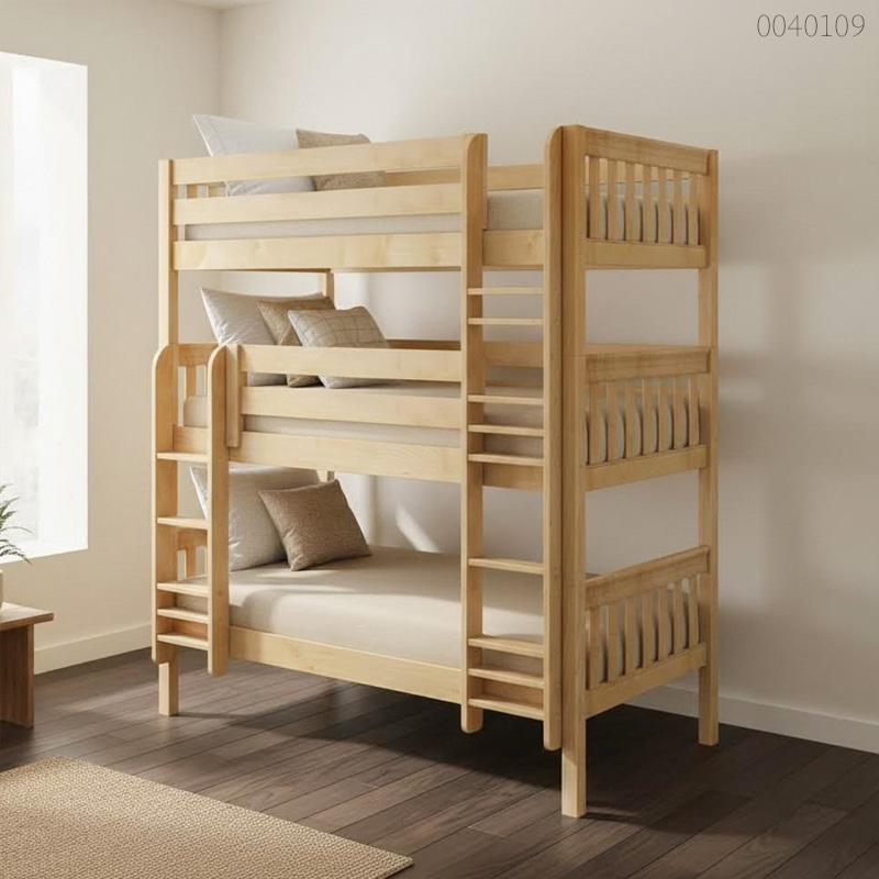 Giường tầng gỗ thông Levi