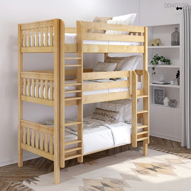 Giường tầng gỗ thông Levi