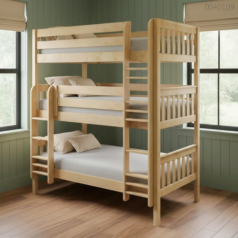 Giường tầng gỗ thông Levi