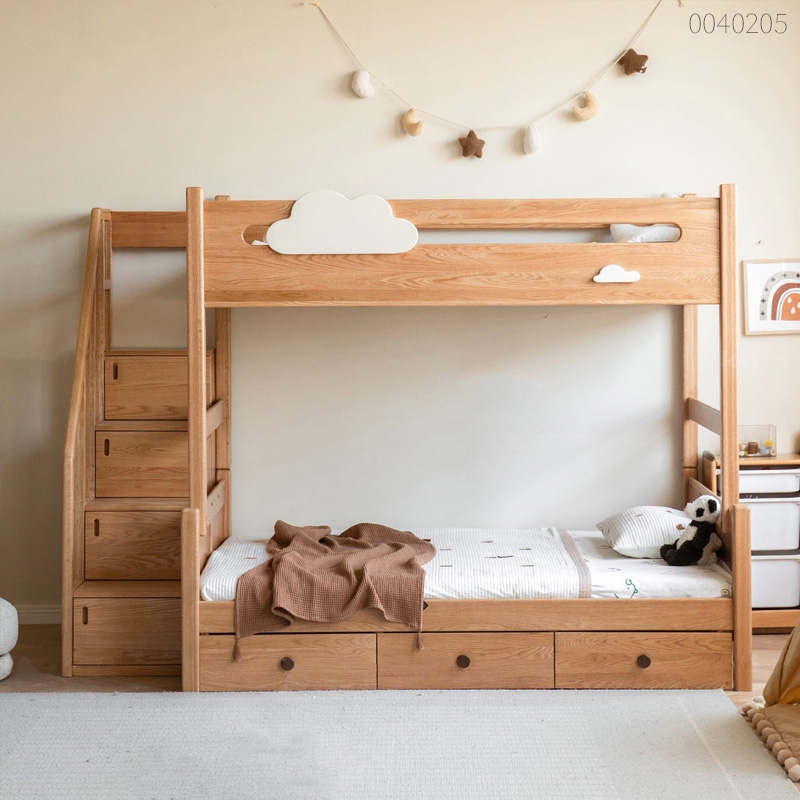 Giường tầng gỗ sồi Elon