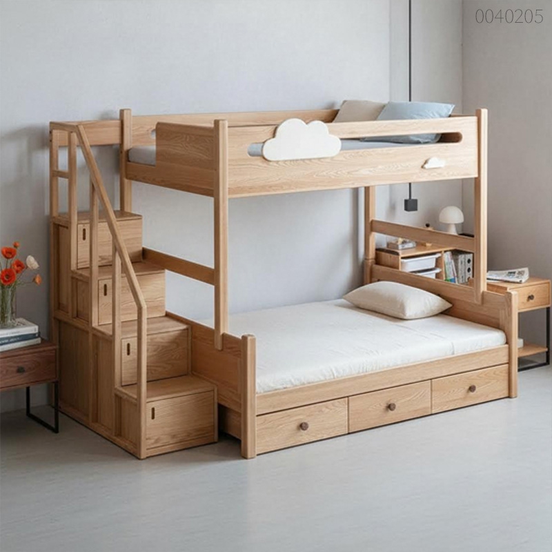 Giường tầng gỗ sồi Elon