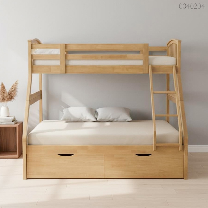 Giường tầng gỗ sồi Novilla