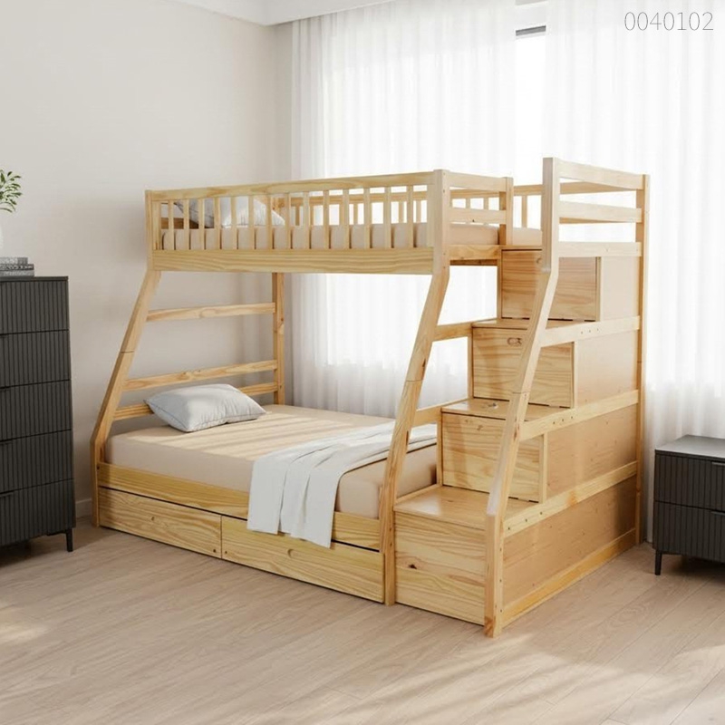 Giường tầng gỗ thông Fina