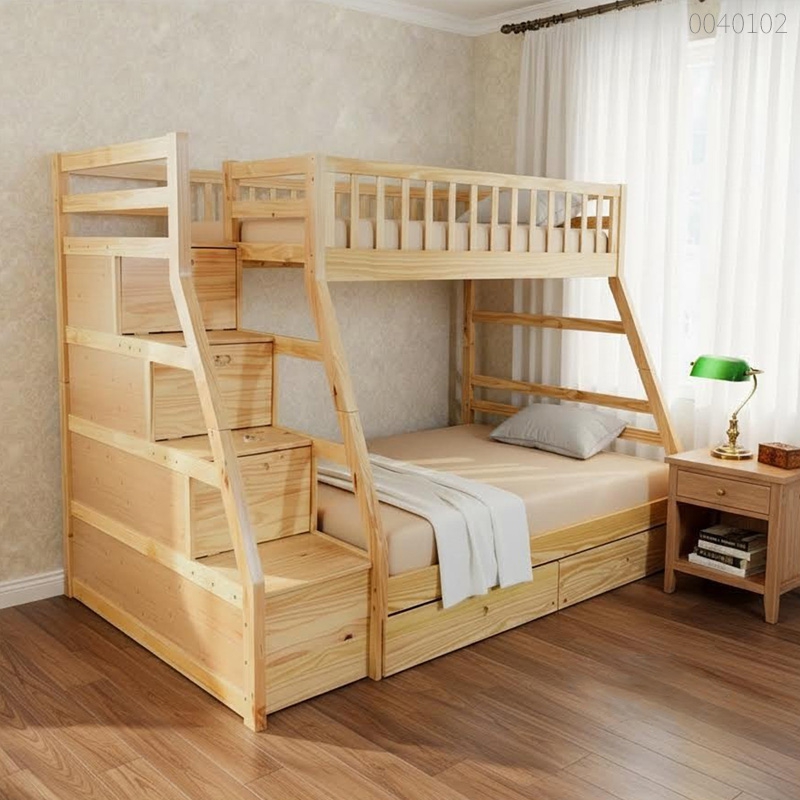 Giường tầng gỗ thông Fina