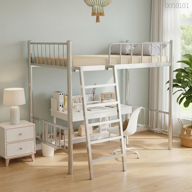 Giường inox 1 tầng Molly