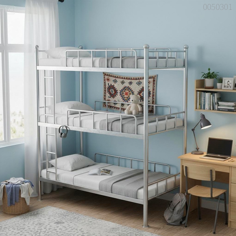 Giường inox 3 tầng Krixi