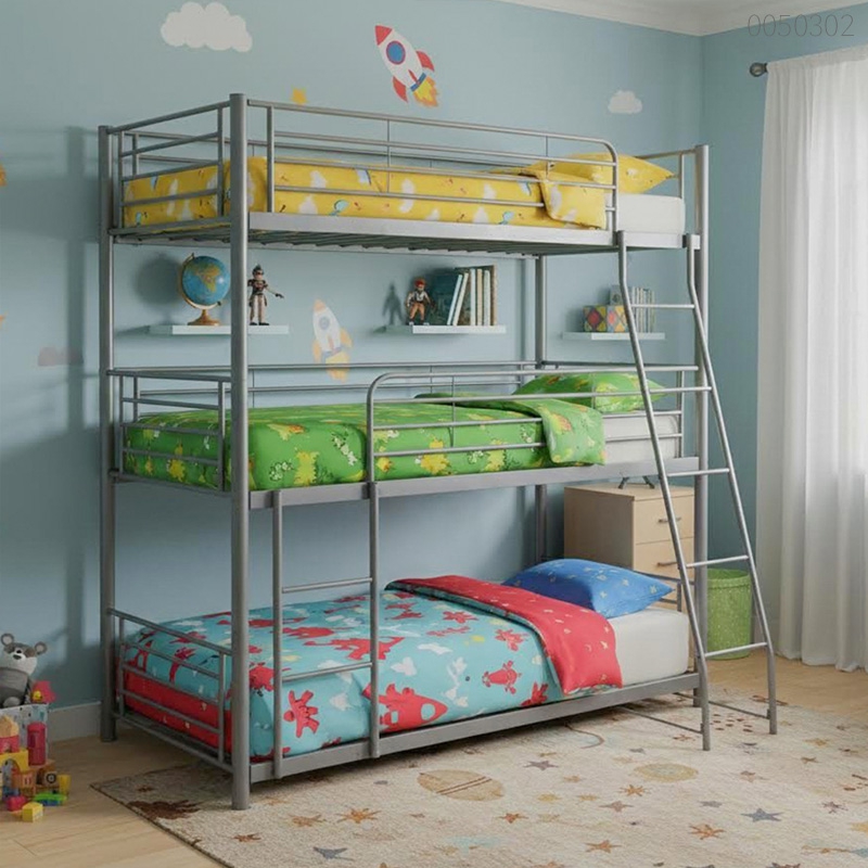 Giường inox 3 tầng Alice