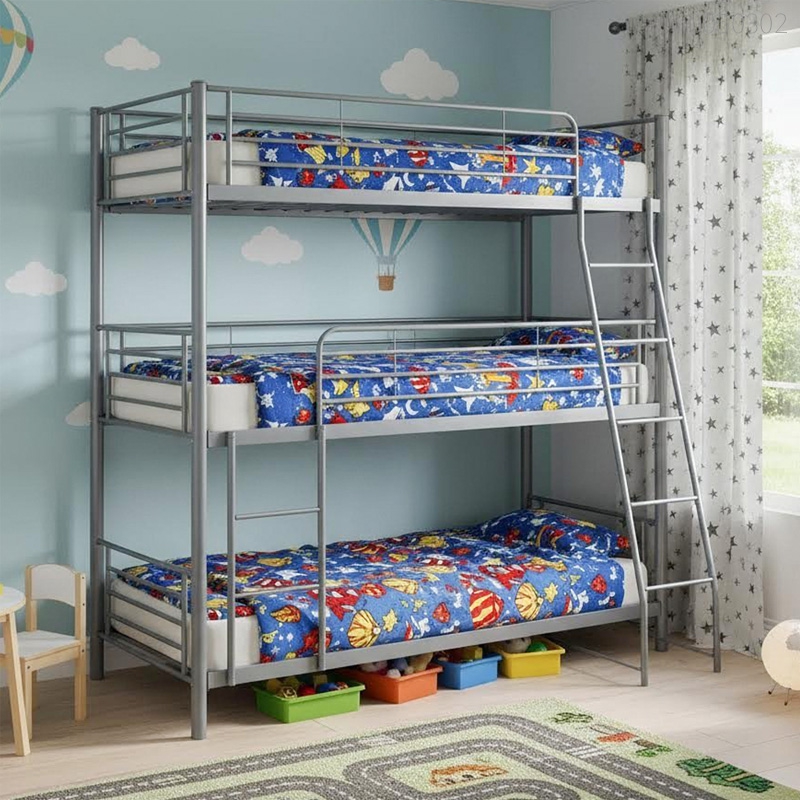 Giường inox 3 tầng Alice