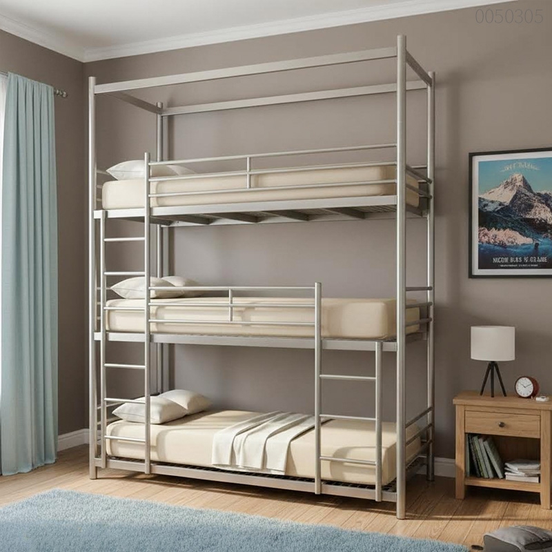 Giường inox 3 tầng Beda