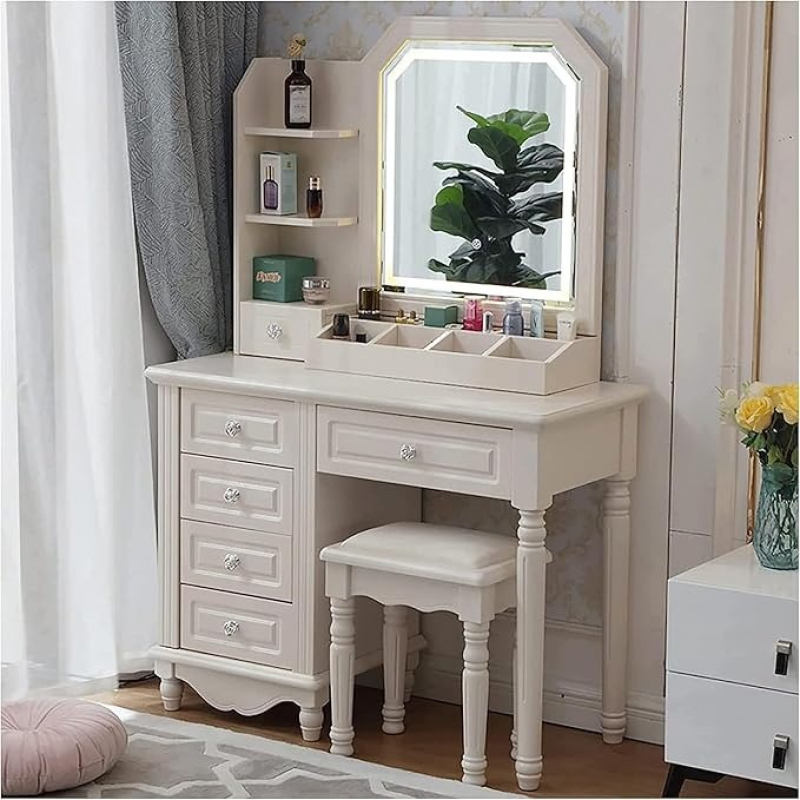 Bàn trang điểm gỗ tràm Verde