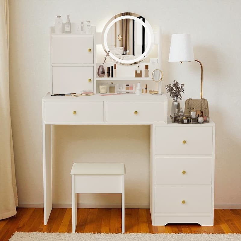 Bàn trang điểm gỗ công nghiệp Haven