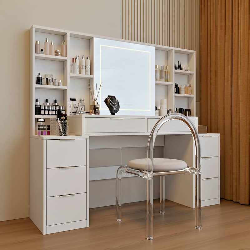 Bàn trang điểm gỗ công nghiệp Amora