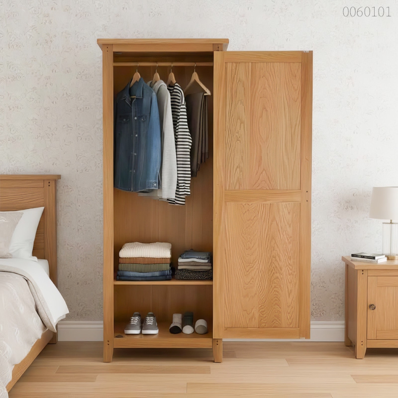 Tủ quần áo gỗ sồi Hero