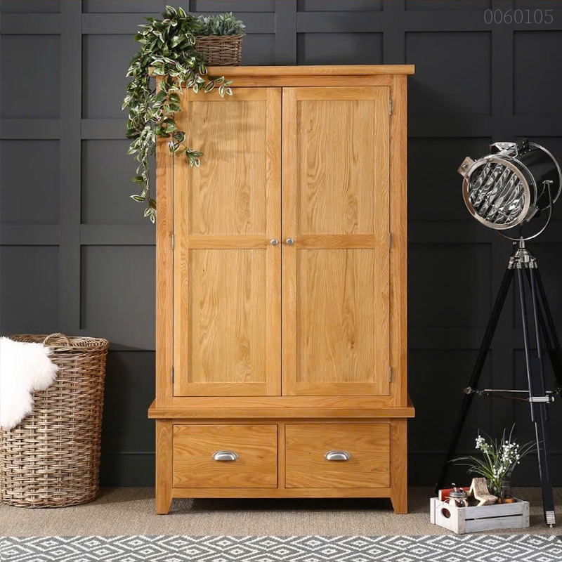 Tủ quần áo gỗ sồi Bari