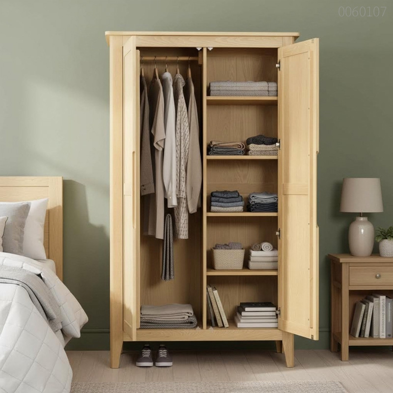 Tủ quần áo gỗ sồi Lita