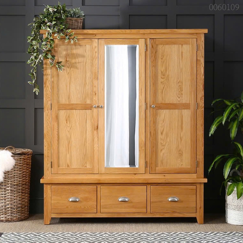 Tủ quần áo gỗ sồi Mori