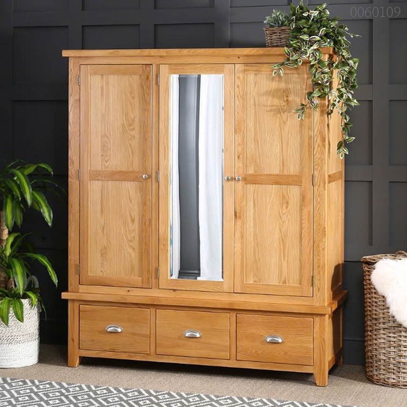 Tủ quần áo gỗ sồi Mori