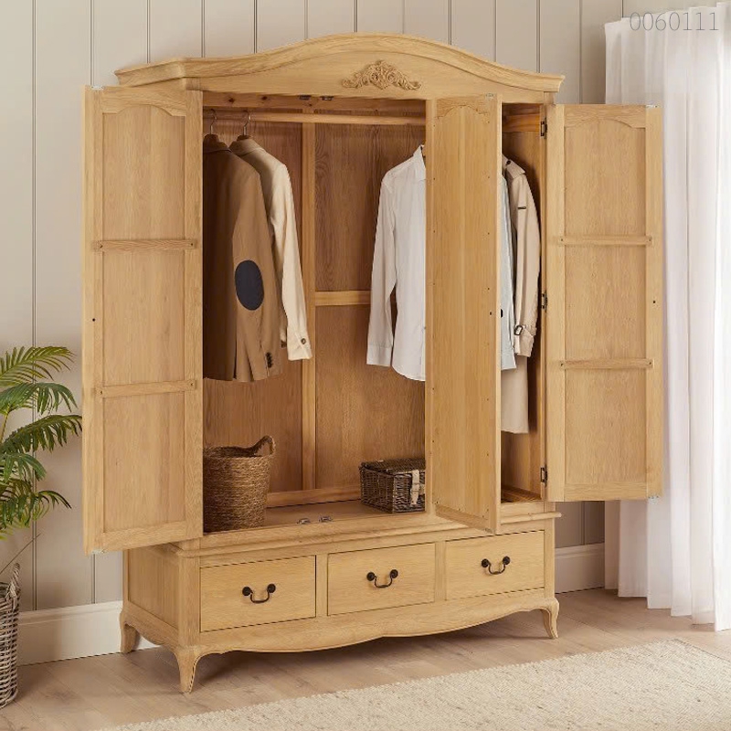 Tủ quần áo gỗ sồi Amigo