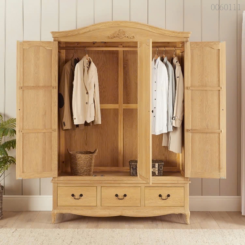 Tủ quần áo gỗ sồi Amigo