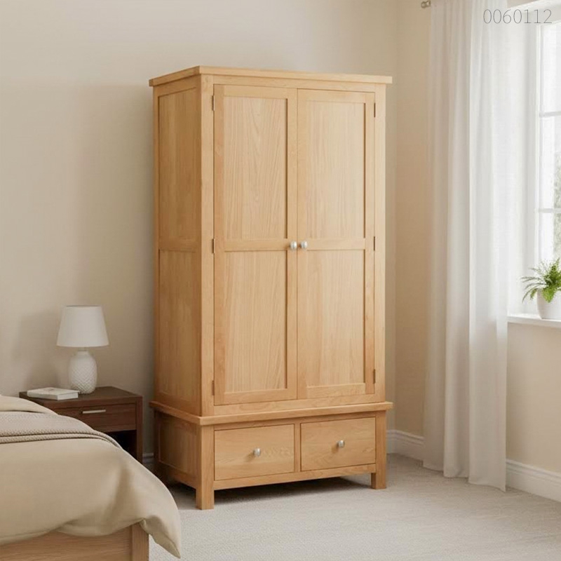 Tủ quần áo gỗ sồi Lotus