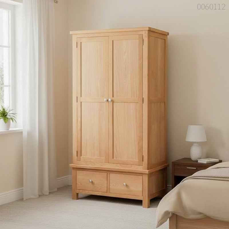 Tủ quần áo gỗ sồi Lotus