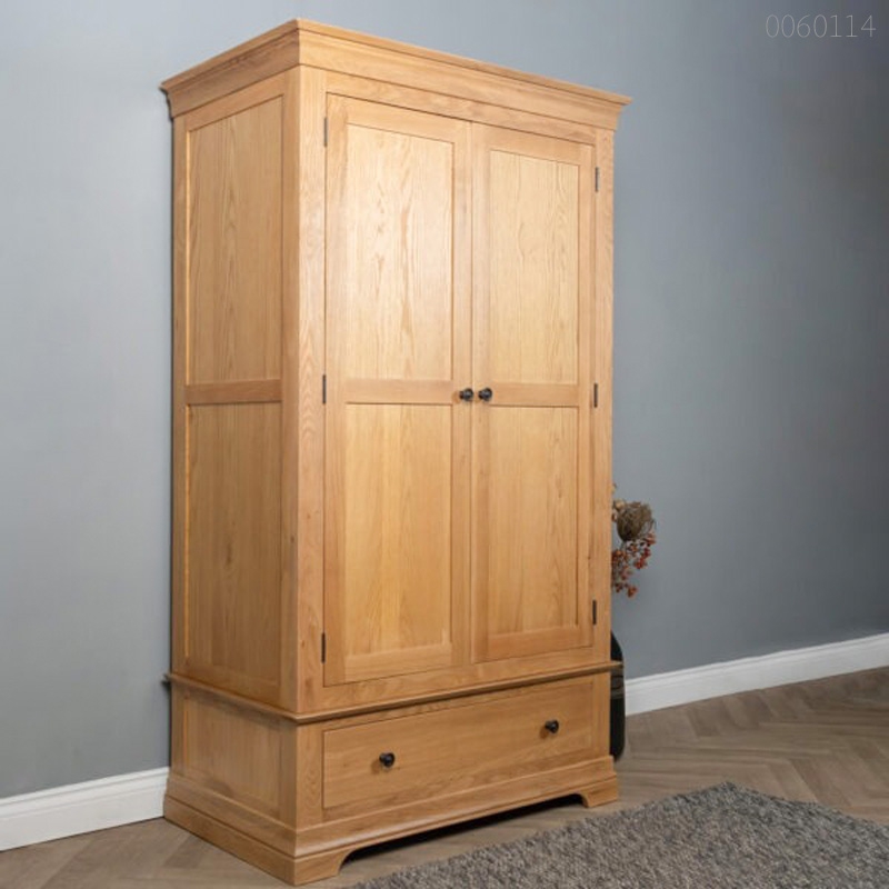 Tủ quần áo gỗ sồi Anna