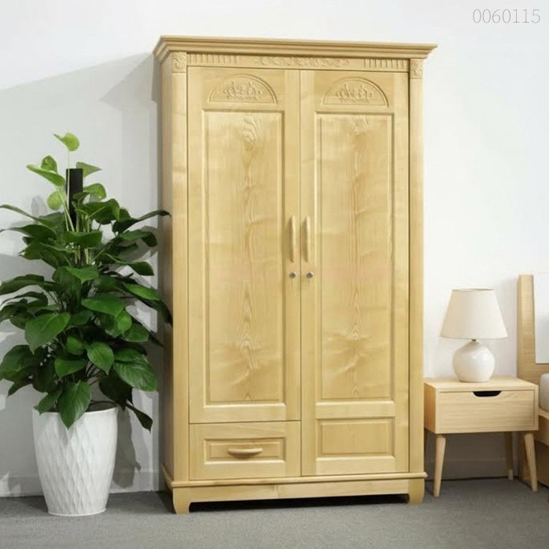 Tủ quần áo gỗ sồi Lucy