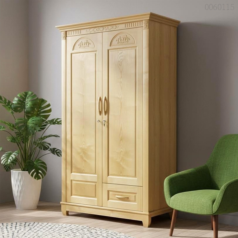 Tủ quần áo gỗ sồi Lucy