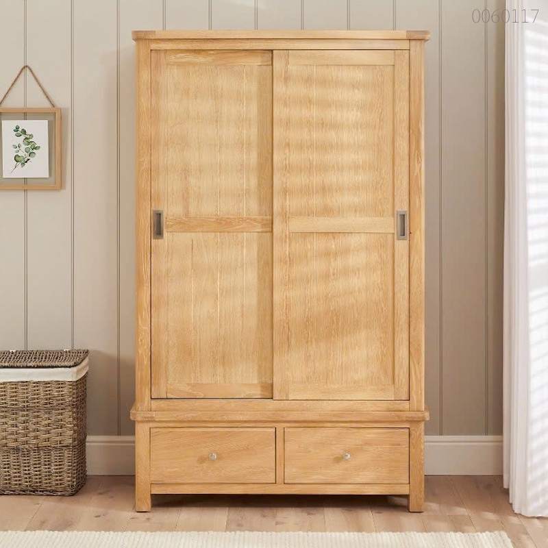 Tủ quần áo gỗ sồi Moca