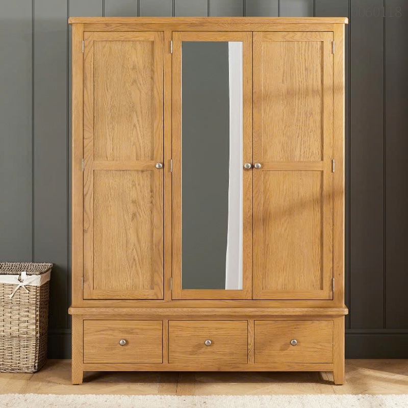 Tủ quần áo gỗ sồi Dora