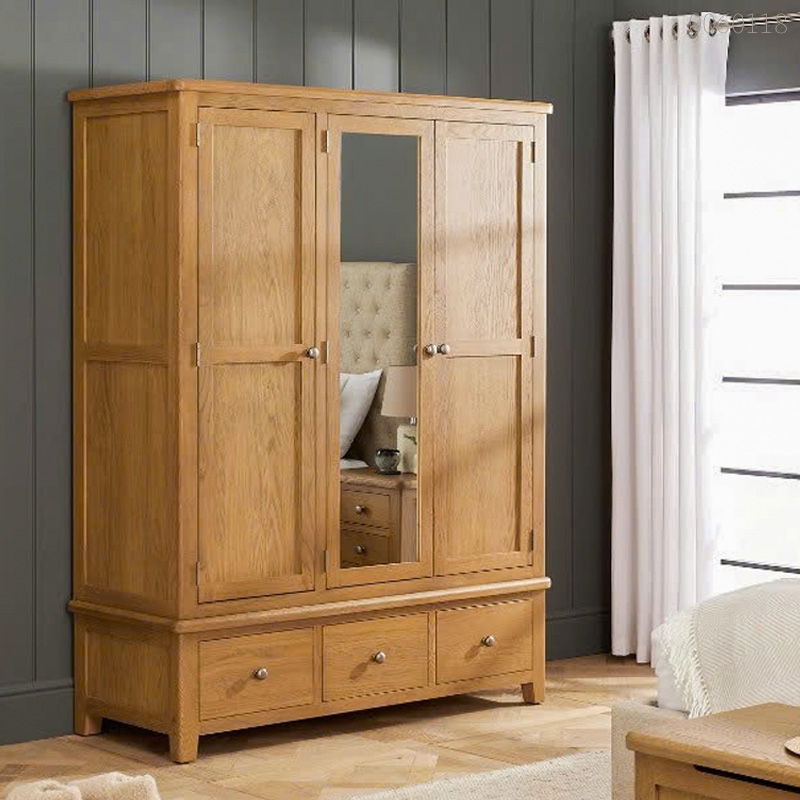 Tủ quần áo gỗ sồi Dora