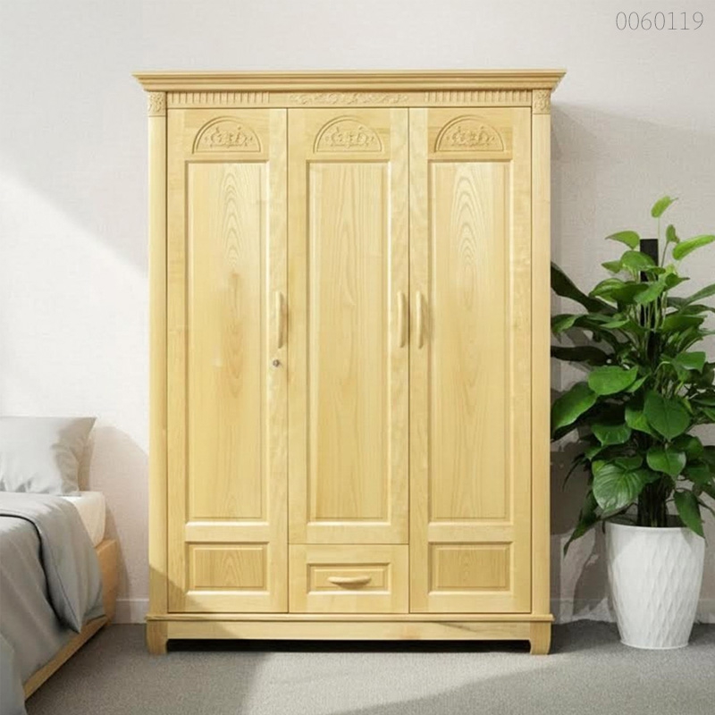 Tủ quần áo gỗ sồi Tini