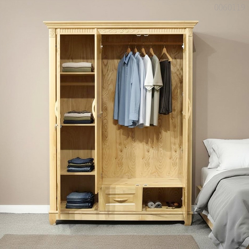 Tủ quần áo gỗ sồi Tini