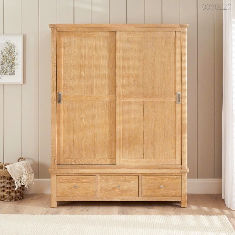 Tủ quần áo gỗ sồi Omi