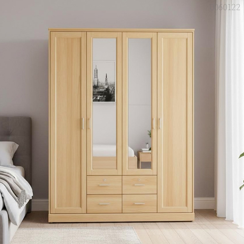 Tủ quần áo gỗ sồi Kasen