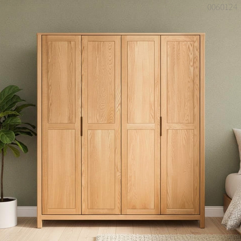 Tủ quần áo gỗ sồi Indi 