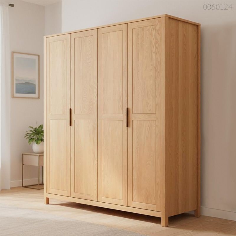 Tủ quần áo gỗ sồi Indi 