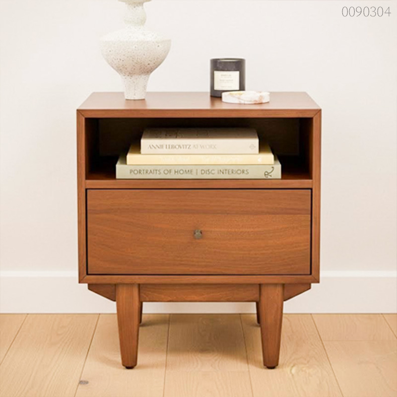 Tủ đầu giường gỗ tràm Rino