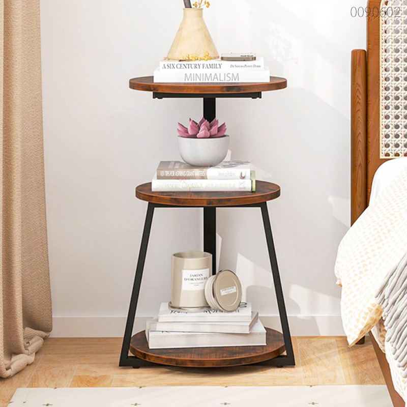 Tủ đầu giường chân sắt Mocca