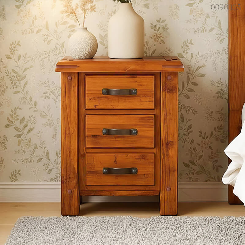 Tủ đầu giường gỗ tràm Giro