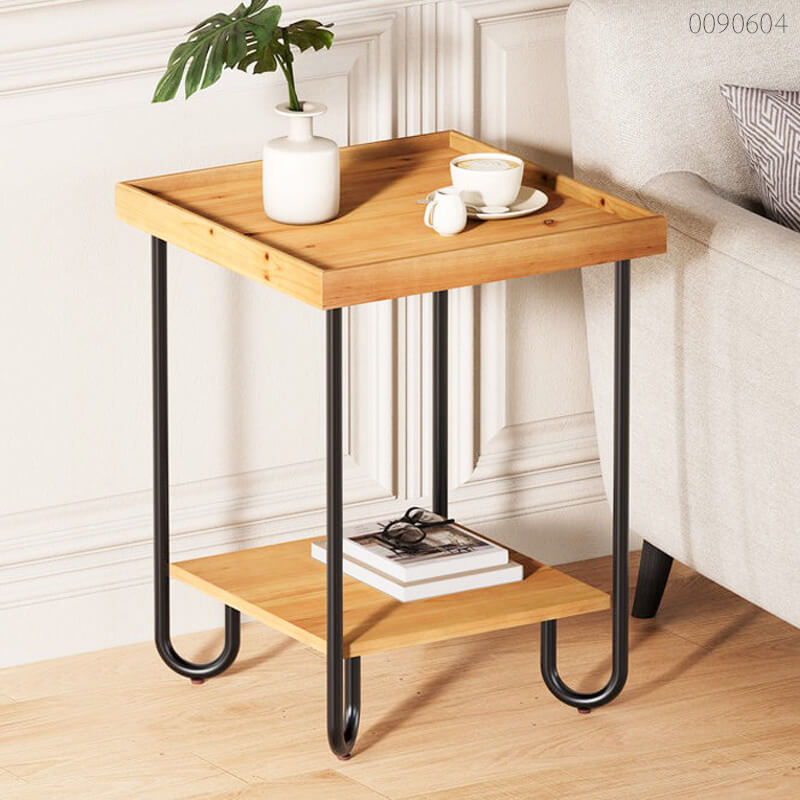 Tủ đầu giường chân sắt Domi