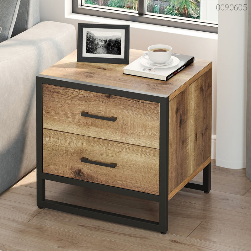 Tủ đầu giường chân sắt Zaru